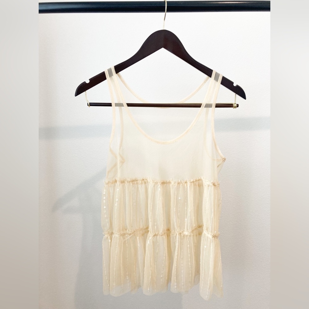 Sequence clear tank top!
